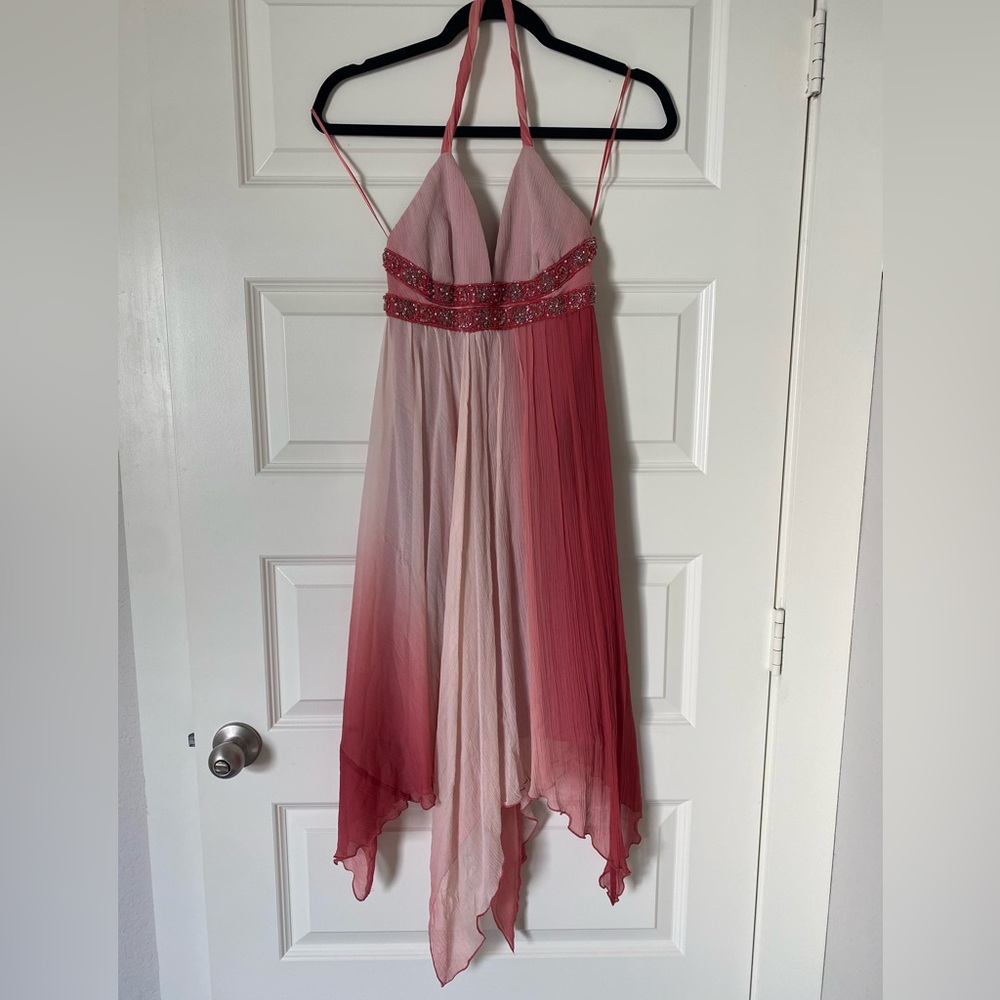 Y2K Beaded Express 100% Silk Fairy Dress - Picture 2 of 11